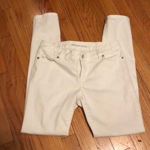 Michael Kors white skinny jeans